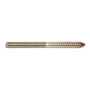 Midwest Fastener Hanger Bolt, 5/16 in Thread to 5/16"-18 Thread, 4 in, 18-8 Stainless Steel, Plain Finish, 6 PK 71124